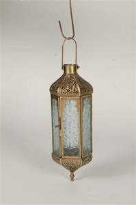 Handmade Silver-Finished Metal <b>Hanging</b> Lamp with Artistic Design for <b>Outdoor</b> Home Decor at Wholesale Prices Made of Glass - Product Image 5