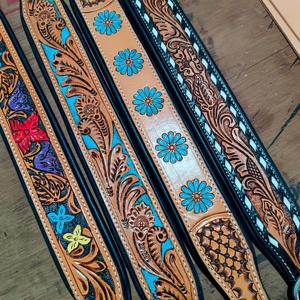 Collar de mascota con relleno occidental suave de cuero de alta calidad, diseño de lujo, Collar de perro con relleno, cinturón de cuero para perro a precio mayorista - Product Image 3