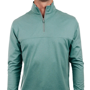 Camisas DryFit de compresión de manga larga para hombre, ropa deportiva de algodón 100% con 14 cremalleras para Fitness al aire libre - Product Image 5