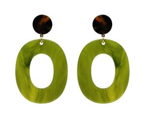 Pendientes de Resina Bordados a Mano, Joyería de Moda de Acero Inoxidable para Mujeres y Niñas, Estilo Clásico para Bodas, Alta Calidad - Product Image 3