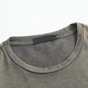 Moda para hombre 2025 Look Casual Wear Acid Wash Camisetas Full Patched Oversize New Stylish Wear Acid Wash Camisetas para hombre - Product Image 5