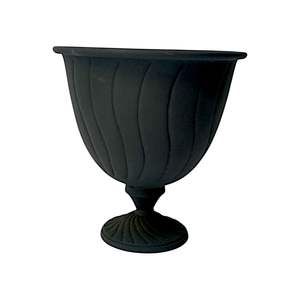 Juego de Jarrones Negros Modernos al por Mayor |   Soporte Decorativo para Flores de Boda |   Jarrón Decorativo Acanalado para Mesa, Maceta Metálica para Flores - Product Image 3