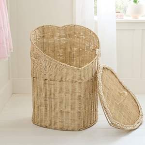 Contenedor de juguetes de ratán, cesto de almacenamiento de alta calidad, organizador esencial, cestas para ropa tejidas a mano. - Product Image 1