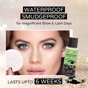 Tinte Natural para pestañas de cejas (sin Kit de cápsulas de Henna) Kit de tinte de pestañas de cejas aprobado por la UE para maquillaje de cejas tinte de cápsula en polvo OEM - Product Image 5