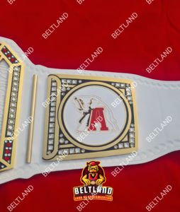 Cinturón de campeonato Alabama Crimson para adultos Cuero de calidad premium 2mm 4mm Zinc Durable y cómodo - Product Image 5