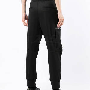 Nouveauté 100% coton hommes taille élastique mi décontracté multi-poches à manches longues Cargo pantalon haute qualité tactique pantalons d'extérieur - Product Image 4