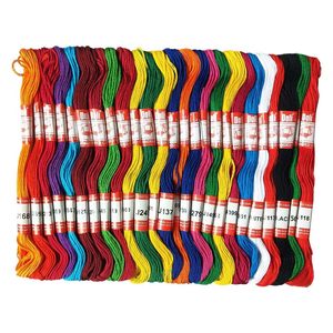 Fourniture directe d'usine 50 écheveaux de fil de point de croix pour fil à broder pour l'artisanat Bracelets d'amitié et couture - Product Image 2