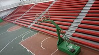 JY-750 Gradas Retráctiles para Gimnasios Escolares, Sistema de Asientos Plegables Telescópicos, Proveedor de Sillas para Canchas de Baloncesto