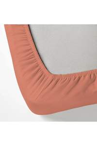 Juego de sábanas bajeras de tamaño doble salmón (160x200)(62 "x 78") ropa de cama suave, duradera y cómoda para un sueño nocturno perfecto - Product Image 3