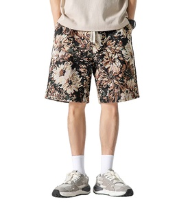 Pantalones cortos de verano para hombre de cintura media al por mayor, de secado rápido e informales, diseño original, impresión completa, materiales Premium, cordón cómodo - Product Image 6