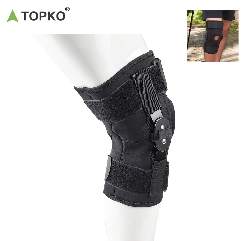 Спортивные наколенники TOPKO, регулируемые неопреновые фиксаторы от боли в коленях