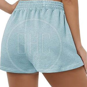 <b>Loose</b> Plain Casual Wear <b>Women's</b> Sweat <b>Shorts</b> Made In Pakistan Best Quality Sweat <b>Shorts</b> For Adults - Product Image 3