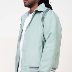 Otoño nuevo logotipo personalizado ropa al aire libre Casual Streetwear chaqueta de bombardero para hombres 2024 - Product Image 6
