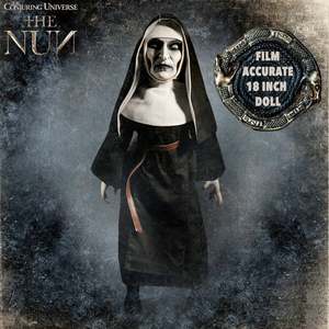 18' the Nun Musical <b>Mini</b> <b>Doll</b> Fashionable Vinyl Baby <b>Doll</b> with <b>Plastic</b> Clothing Cartooney Style Toy for Girls - Product Image 1
