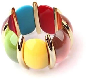 Directamente DE LA India Precio al por mayor Pulseras y brazaletes de moda de resina Brazalete elegante Brazalete de moda - Product Image 5