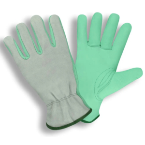 Gants confortables de conducteur de dos fendu de peau de vache de grain de chèvre sécurité industrielle ménage jardin Protection des mains gants pratiques - Product Image 2