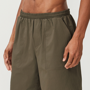 Short athlétique d'entraînement en nylon spandex à séchage rapide pour hommes Short de course à pied et de basket-ball décontracté avec poches - Product Image 2