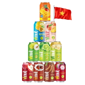 Boisson de jus de mangue avec saveur fruitée Fabricant vietnamien en gros bon marché en aluminium 330ml-Échantillon gratuit OEM/ODM - Product Image 1