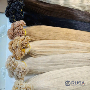 Extensiones de Cabello Virgen Vietnamita Rusa al por Mayor con Punta Plana, Súper Doble Trama, Personalizadas, con Punta en I, Tejido Doble a Máquina, de 10 a 34 Pulgadas - Product Image 2