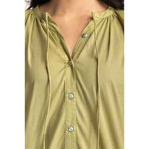 ชุดเดรสยาวสไตล์เกาหลีสำหรับผู้หญิง รุ่น WM-DRS-SS24-006 ผ้าฝ้าย 100% ระบายอากาศได้ดี ตกแต่งด้วยโครเชต์ ซิป แต่งลายฉลุหวานๆ เหมาะสำหรับใส่ไปเที่ยวกลางวัน - Product Image 1