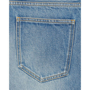 กางเกงยีนส์ขายาวสำหรับผู้ชายกางเกงผ้าฝ้ายเอวสูงระบายอากาศได้ดีทรงหลวมลำลอง - Product Image 4