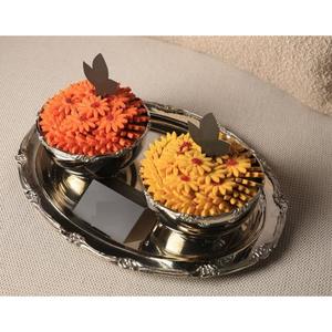 <b>Fancy</b> Design Round Shape <b>Chocolate</b> Serving Bowl Prime Quality Gold Finish Metal Serving Bowl Wholesale Home & Weddings Decor - Product Image 3