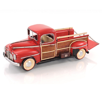 Modèle de camion rectangulaire en fer au design moderne, échelle 1/12, Fordds Pickup 1942, pour exposition, 38,7Lx14Wx14H cm
