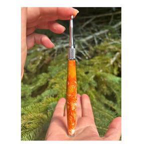 ชุดตะขอโครเชต์เรซิ่นทำด้วยมือเข็มถักตามหลักสรีรศาสตร์แบบพกพาคุณภาพมาตรฐานในอินเดีย - Product Image 2