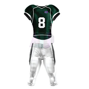 Uniforme de Fútbol Americano Transpirable de Manga Corta con Cintura Elástica, Tela Suave y Duradera para Mayor Comodidad para Hombres - Product Image 1