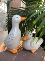 Ensembles d'ornements de Noël en céramique et porcelaine fabriqués au Vietnam Sculptures Objets décoratifs Hibou Poulet Famille Pots de fleurs Jardinières