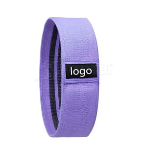2025 personalizable Hip Circle Band Loop Fitness accesorios alta piel elástica tela gimnasio ejercicio entrenamiento - Product Image 3