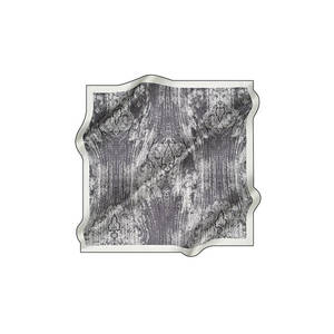Digital Printed 90x90 Silk Crepe Satin <b>Square</b> <b>Scarf</b> - Product Image 1
