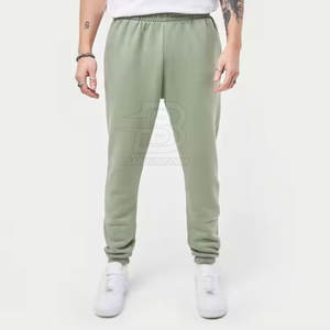 Pantalons de survêtement décontractés de haute qualité pour hommes, dernière conception, motif droit, taille moyenne OEM, vente en gros de tissu en coton du Pakistan - Product Image 1