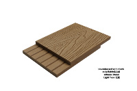 Dalles de terrasse en composite bois-plastique (WPC) étanches pour extérieur, revêtement de sol technique, vente chaude