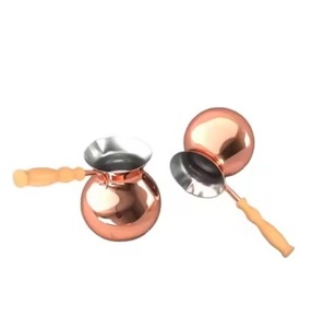 ชุดหม้อกาแฟอิบริคเซเชฟหม้อชาทำมือทำจากโลหะ4ชิ้นเครื่องครัวเอสเพรสโซขายดี - Product Image 6