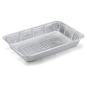 Juego de 10 Bandejas Desechables Weber 6416 de 27.9x17.8x5.1cm, Bandeja de Servicio de un Solo Uso de Papel de Aluminio - Product Image 1