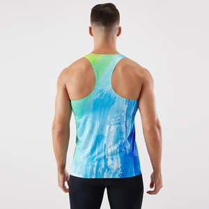 Camiseta Deportiva sin Mangas para Hombre, de Secado Rápido, Cuello Redondo, 100% Poliéster, para Gimnasio, Fitness, Running, Entrenamiento - Product Image 2