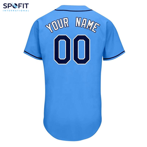 Vente en gros d'uniformes de baseball Maillot de baseball en maille à sublimation personnalisé Maillot de baseball professionnel pour adultes - Product Image 4