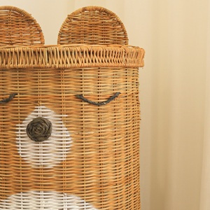 Wholesale Versatile Multifunctional Large Bedroom Use Water Hyacinth Laundry Hamper Storage Basket <b>Lids</b> Versatile Bags Baskets - Product Image 4