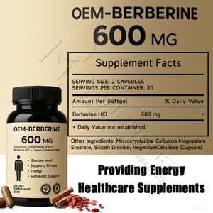 Kapsul Berberine untuk dukungan gula darah manajemen berat badan dan kesehatan jantung-Label pribadi tersedia - Product Image 4