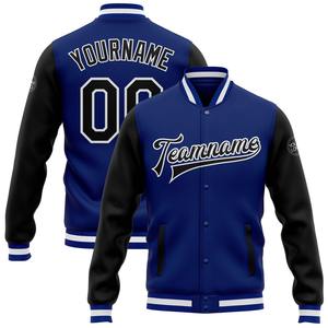 <b>Men's</b> Vintage Varsity Fleece <b>Jacket</b> 100% Cotton Embroidered V-Neck Collar Winter Season OEM Service Available - Product Image 1