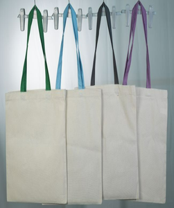 Vente en gros de sacs fourre-tout d'épicerie 100% coton de taille moyenne et légère sac fourre-tout promotionnel recyclé écologique cadeau pour événements - Product Image 1