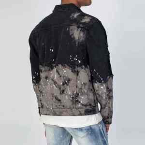 Veste en jean d'hiver pour homme, style vintage, coupe-vent, écologique, personnalisable OEM, veste en coton de haute qualité - Product Image 5