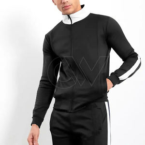 Vente en gros de survêtements personnalisés pour hommes, pantalons de survêtement, jogging, fermeture éclair délavée à l'acide, ensemble 2 pièces, survêtements, survêtements - Product Image 1