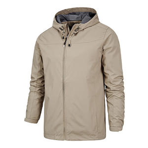 Veste de sport personnalisée pour hommes en plein air, grande taille, veste coupe-vent réfléchissante en polyester pour hommes, veste coupe-vent rétro vintage imperméable - Product Image 1