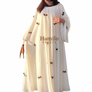 Nouvelles Abayas de Dubaï : Designs Saoudiens Durables, Meilleur Design, Robe Abaya pour Femmes Musulmanes - Product Image 1