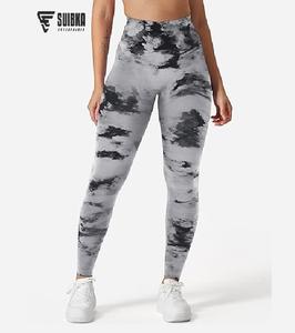 Leggings de yoga taille haute OEM pour femmes collants de gymnastique imprimés personnalisés vêtements de sport professionnels - Product Image 3