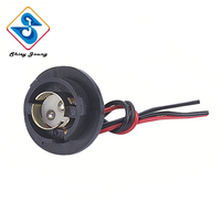 Soket Harness bohlam dua kontak otomatis, harnes lampu 2 Pin penggantian kawat Harness lampu