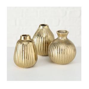 <b>Set</b> <b>of</b> <b>3</b> Modern Shining Aluminum Floor Flower <b>Vases</b> for Living Rooms Restaurants Hotels - Product Image 3