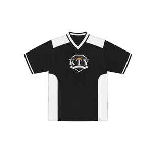 Pull personnalisé pour homme en coton jacquard tricoté, polo vintage à manches courtes avec motif, t-shirt d'été - Product Image 6